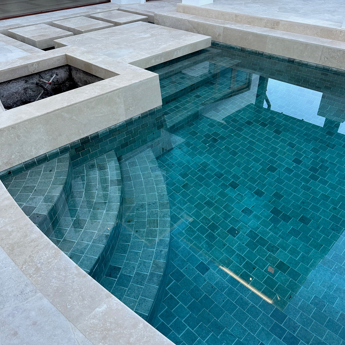 Bali Green Sukabumi Stone – Premium Natural Pool Tiles