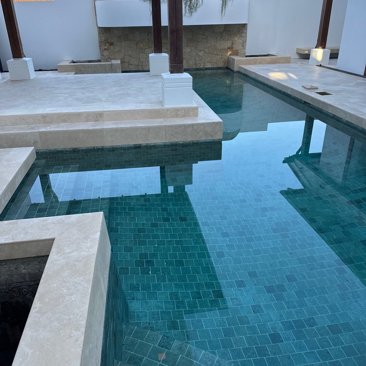 Bali Green Sukabumi Stone – Premium Natural Pool Tiles