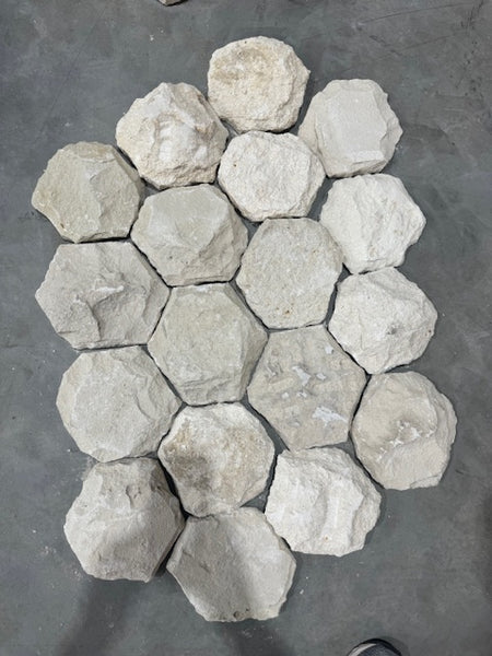 Natural Limestone Hexagonal Wall Cladding – Java Collection