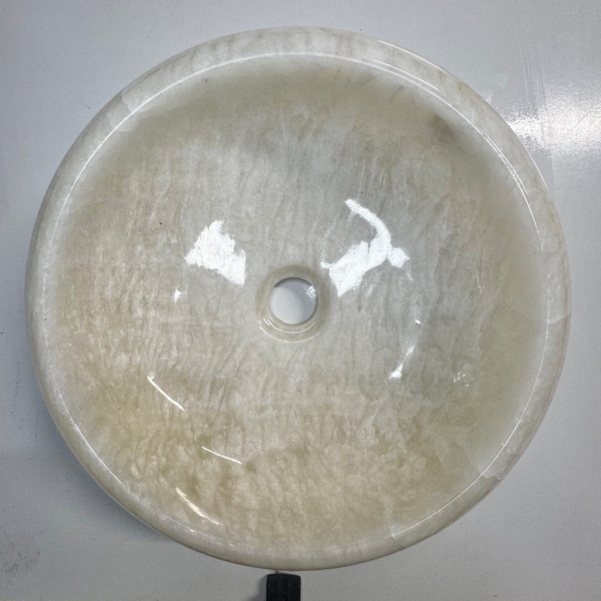 Onyx Stone Basin – Full Polished Finish (Java Origin)