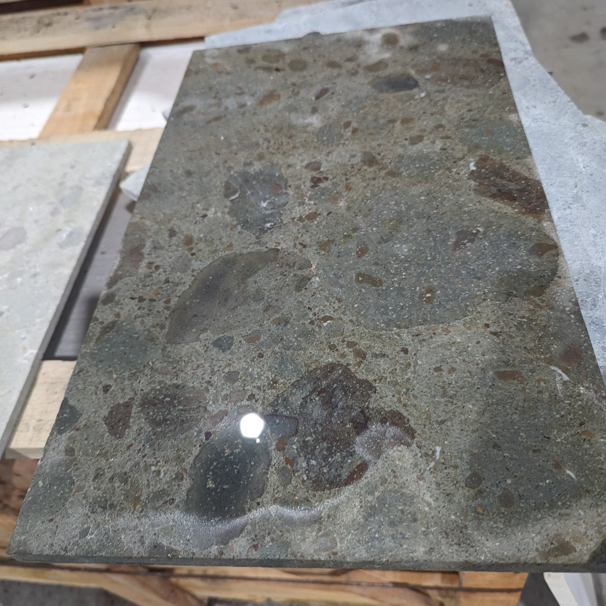 500x300mm Natural Basalt Tile – Honed Texture Finish (Java Origin)