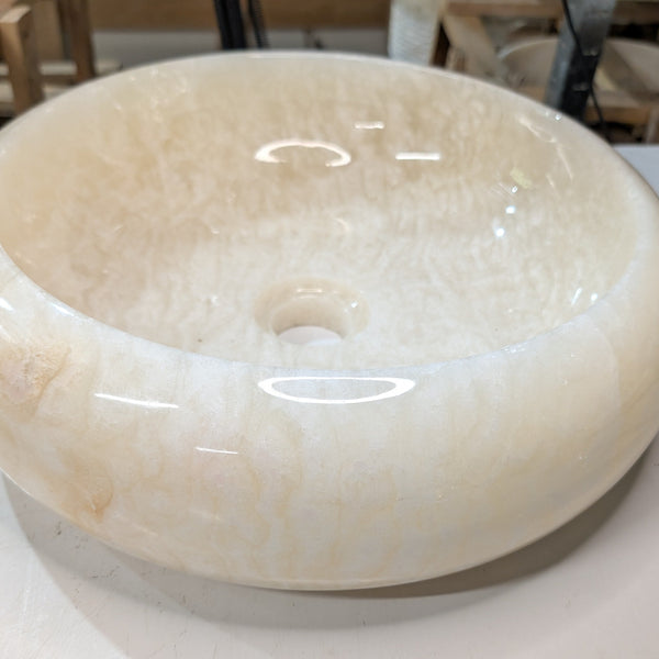 Onyx Stone Basin – Full Polished Finish (Java Origin)